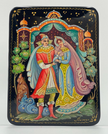 Шкатулка роспись Мстёра Русские сказки 9*11*3 1705254