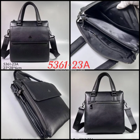 Сумка для документов вертикальная кожаная A5 5361-23A