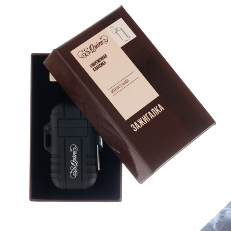 Зажигалка S.QUIRE  S.Quire FL012-Black