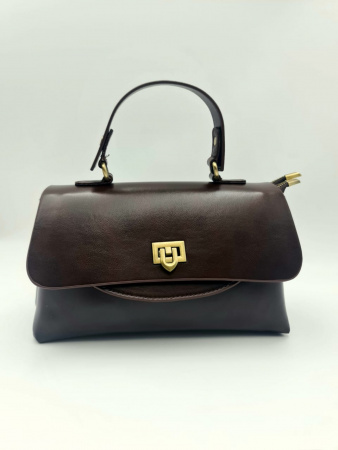 Сумка женская из натуральной кожи D2244Coffee-33