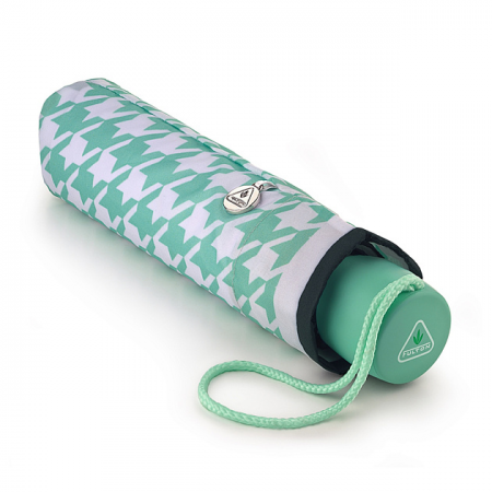 Зонт женский механика Fulton L354-4374 MintyHoundstooth