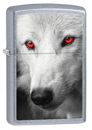 Зажигалка Zippo Wolf With Red Eyes Zippo 28877