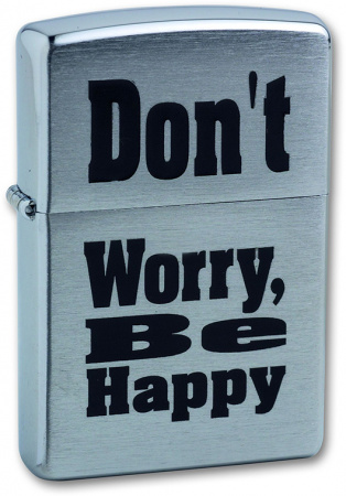 Зажигалка Don`t Worry Zippo 200 Don't worry