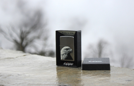 Зажигалка Chrome Arch Eagle head Zippo 24647 EAGLE HEAD